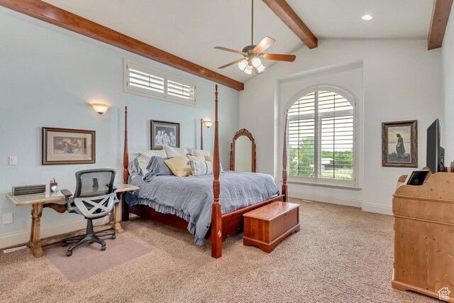 6663 W Normandy Way, Highland, UT 84003 - bedroom featuring carpet, baseboards, and a ceiling fan