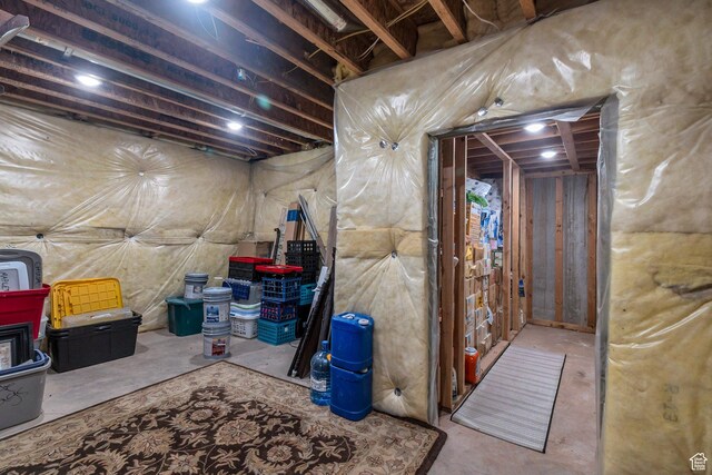 1110 S Woodland Hills Dr, Woodland Hills, UT 84653 - view of unfinished basement