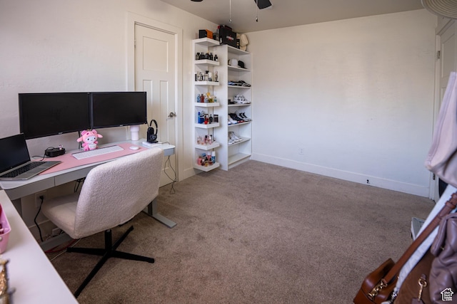4820 S 4900 W, Kearns, UT 84118 - office space with carpet floors, ceiling fan, and baseboards