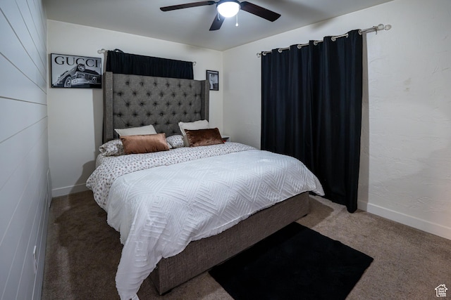 4820 S 4900 W, Kearns, UT 84118 - bedroom featuring carpet floors, a ceiling fan, and baseboards