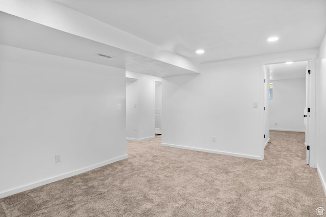 3717 W 8620 S, West Jordan, UT 84088 - carpeted empty room with baseboards and recessed lighting