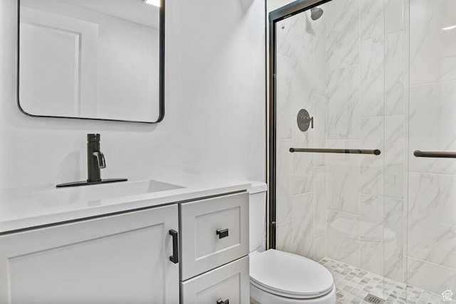 3717 W 8620 S, West Jordan, UT 84088 - full bathroom featuring toilet, a stall shower, and vanity
