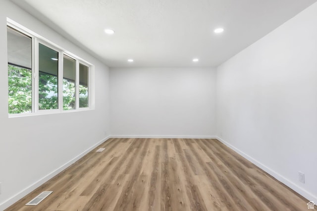 3717 W 8620 S, West Jordan, UT 84088 - spare room with recessed lighting and light wood-style flooring