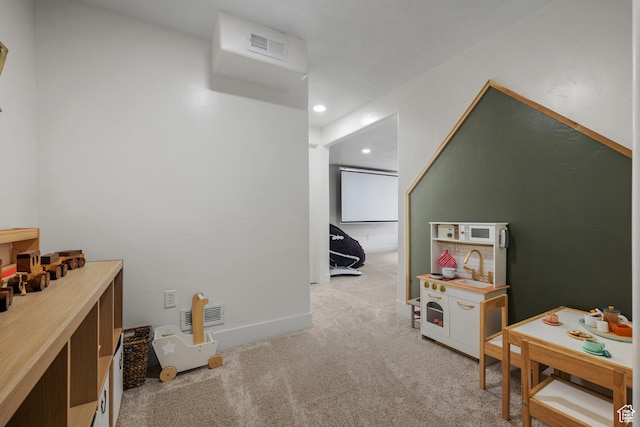 1146 S 2880 E, Spanish Fork, UT 84660 - recreation room with carpet and recessed lighting