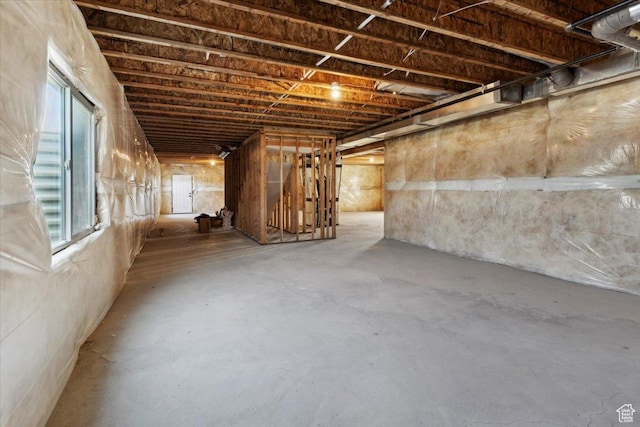5936 N Angels Landing Dr, Mountain Green, UT 84050 - view of basement