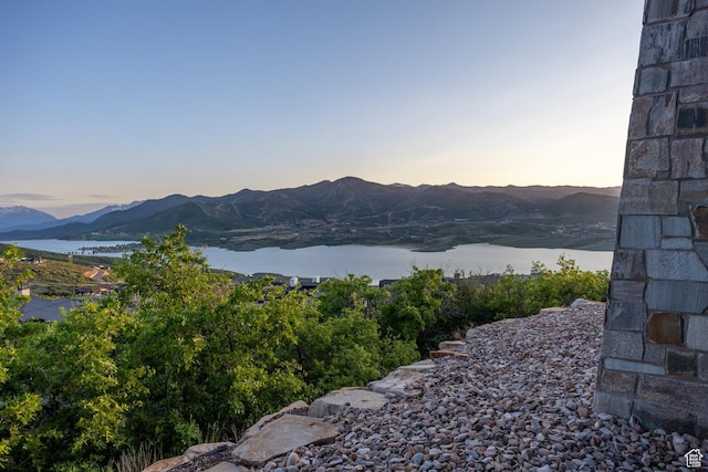 1136 E Black Hawk Way, Hideout, UT 84036 - view of mountain backdrop with a large body of water