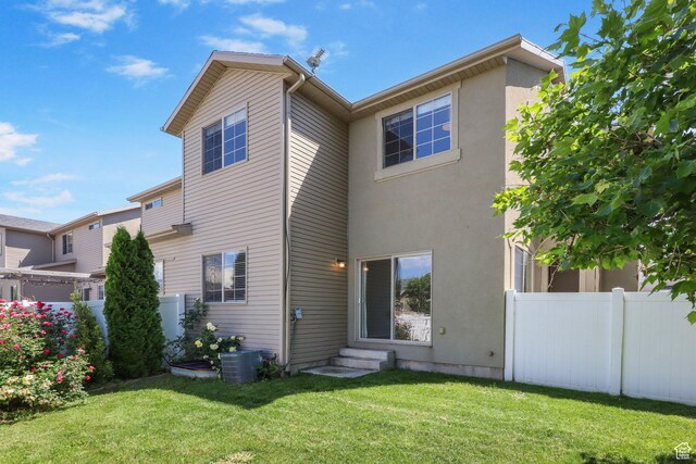 2108 W 2180 N, Lehi, UT 84043 - rear view of house featuring entry steps and stucco siding