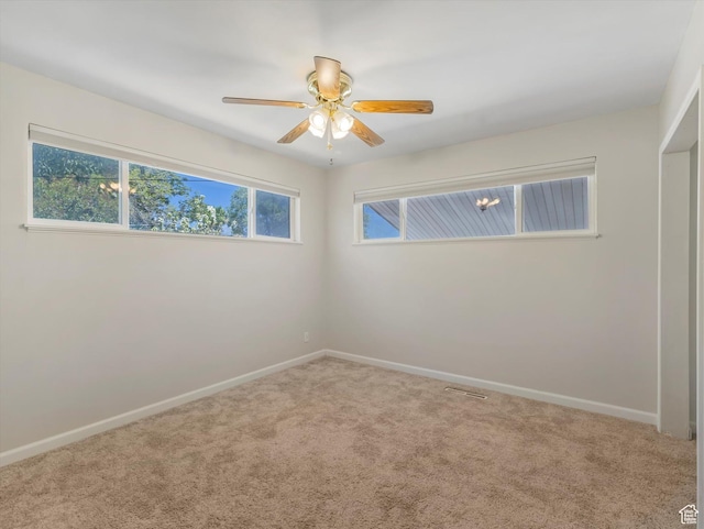 5147 S 2200 W, Salt Lake City, UT 84129 - unfurnished room with carpet floors, baseboards, and ceiling fan
