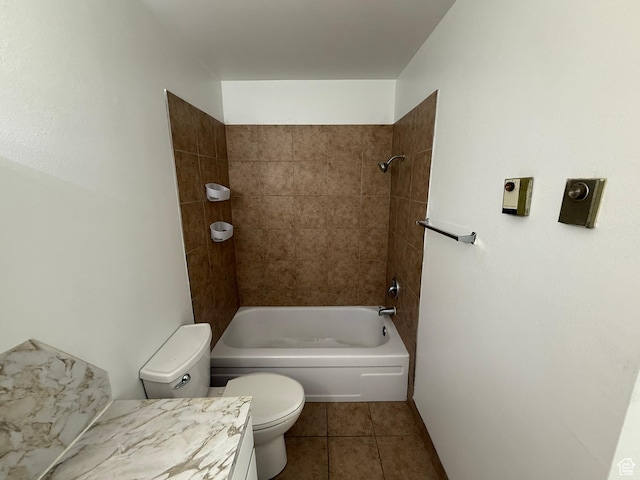 1071 N 150 W, Orem, UT 84057 - full bathroom featuring tile patterned floors, tub / shower combination, and vanity