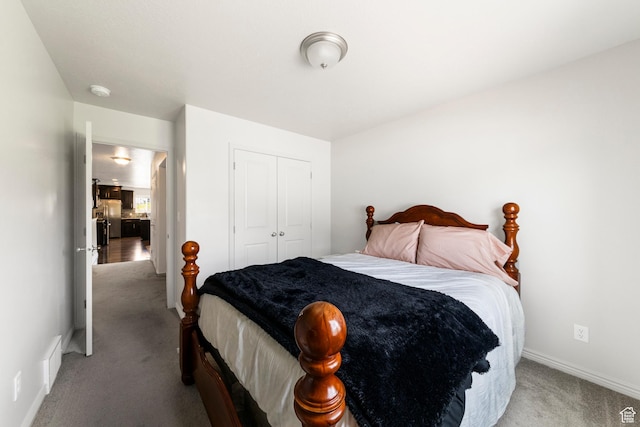 1788 S Longview Rd Unit 161, Santaquin, UT 84655 - bedroom featuring carpet floors, a closet, and baseboards