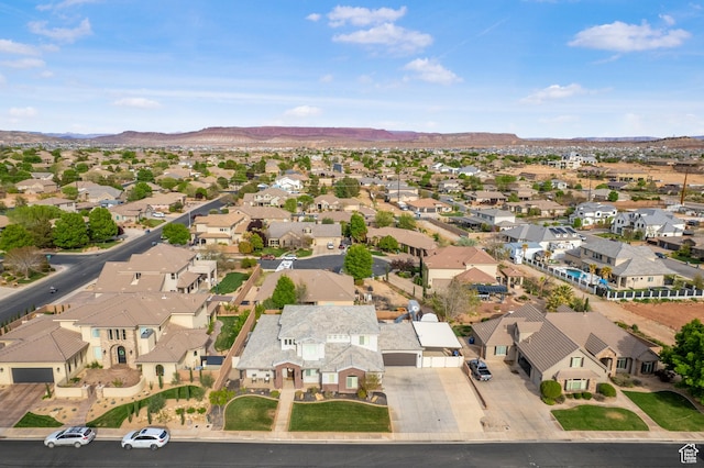 2699 S 2000 E, St George, UT 84790 - aerial view of property and surrounding area featuring nearby suburban area and mountains