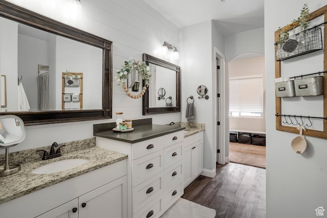 2699 S 2000 E, St George, UT 84790 - full bath with wood finished floors and vanity