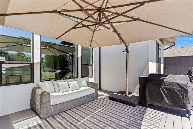 407 W 275 N, Morgan, UT 84050 - deck with an outdoor living space