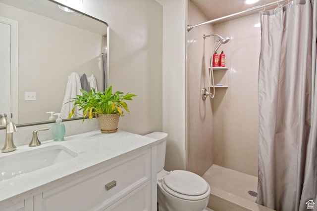 408 E 850 N, Brigham City, UT 84302 - full bathroom with vanity, toilet, and a shower with shower curtain
