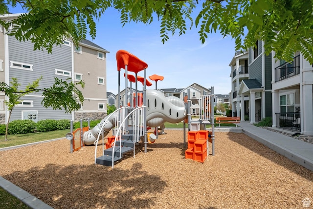 633 N Sun Peak Dr, Vineyard, UT 84059 - community play area featuring a residential view