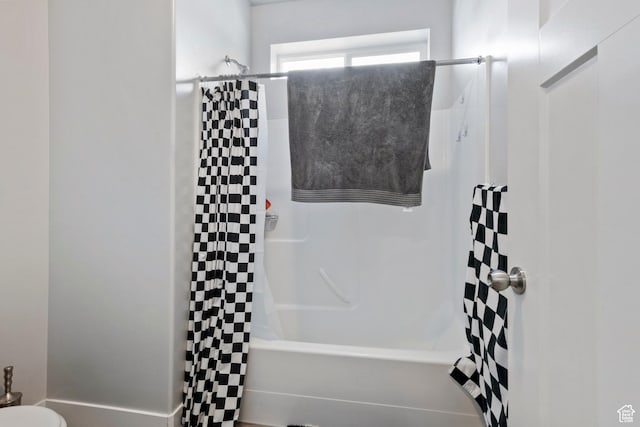 633 N Sun Peak Dr, Vineyard, UT 84059 - bathroom with shower / bath combination with curtain