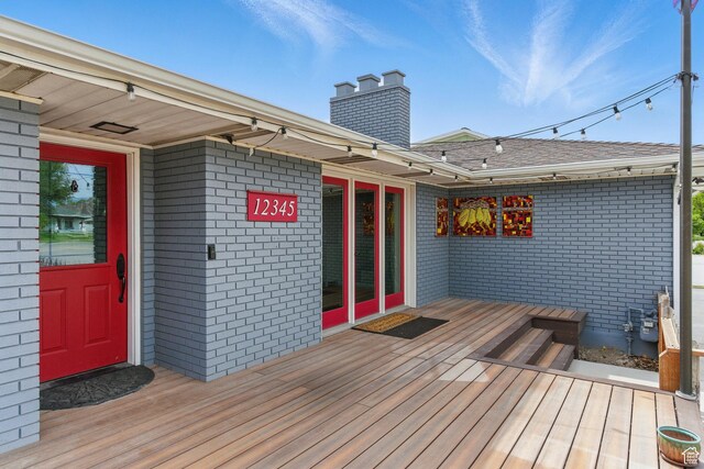 12345 S Redwood Rd, Riverton, UT 84065 - view of wooden deck