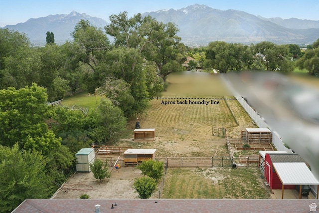 12345 S Redwood Rd, Riverton, UT 84065 - aerial view of sparsely populated area featuring a mountainous background