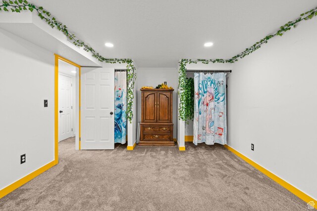 12345 S Redwood Rd, Riverton, UT 84065 - bedroom with recessed lighting, carpet flooring, and baseboards