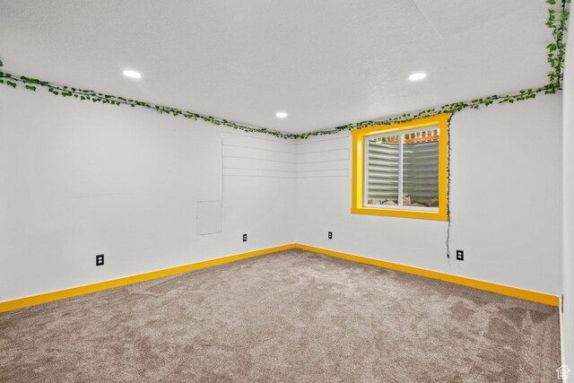 12345 S Redwood Rd, Riverton, UT 84065 - carpeted spare room featuring recessed lighting and baseboards