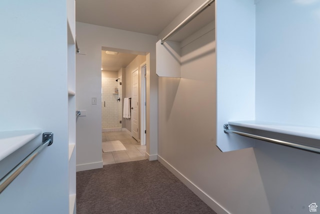11228 S Old Bridge Rd W, South Jordan, UT 84009 - spacious closet featuring light colored carpet and light tile patterned flooring