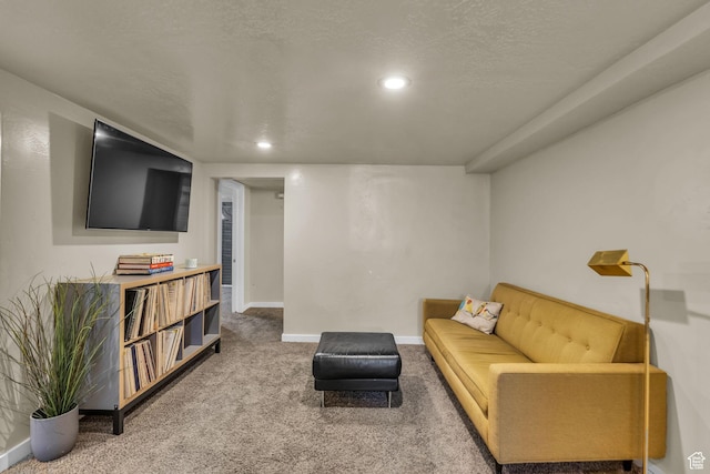 6 W Miller St S, Salt Lake City, UT 84107 - carpeted living area featuring recessed lighting and baseboards