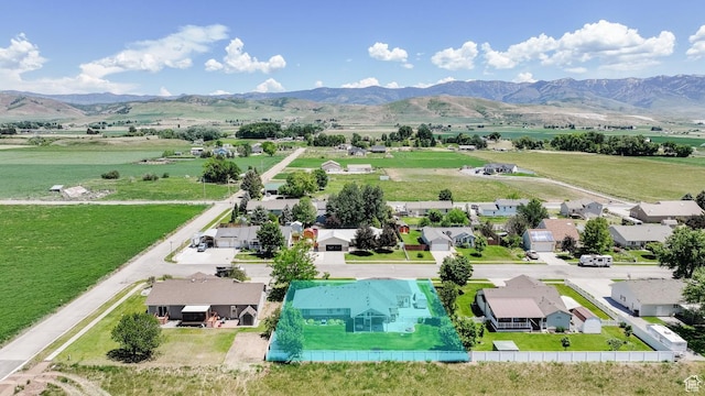 831 S 1150 E, Preston, ID 83263 - aerial perspective of suburban area featuring a mountainous background