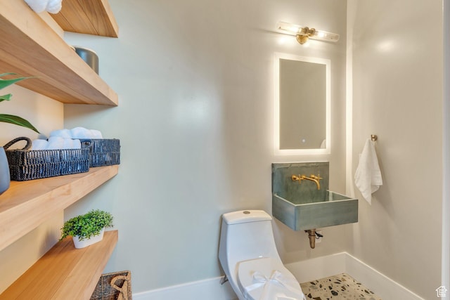 3943 N Foothill Dr, Provo, UT 84604 - bathroom with toilet and baseboards