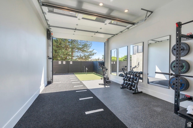3943 N Foothill Dr, Provo, UT 84604 - garage with baseboards