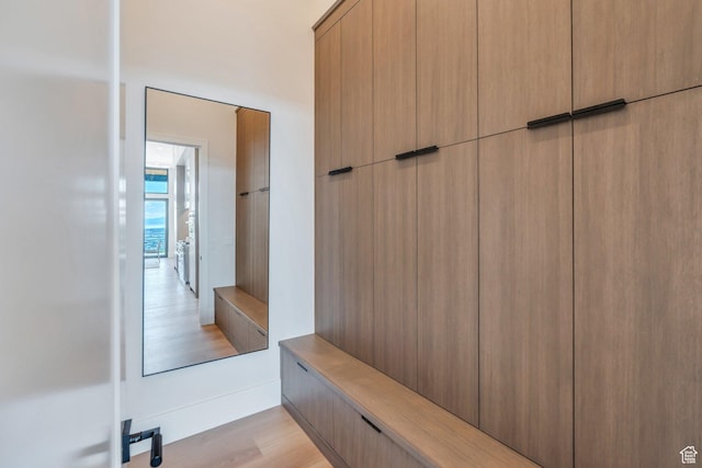 3943 N Foothill Dr, Provo, UT 84604 - mudroom with light wood finished floors
