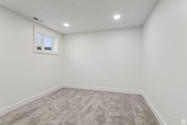155 W 800 N, Spanish Fork, UT 84660 - basement featuring carpet floors, baseboards, and recessed lighting