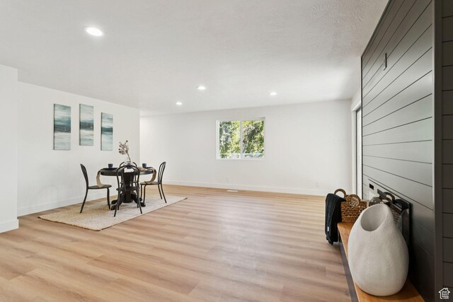 155 W 800 N, Spanish Fork, UT 84660 - dining area with recessed lighting, baseboards, and light wood finished floors