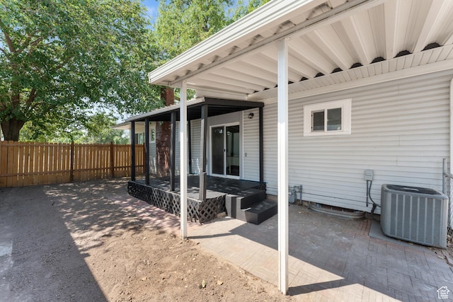 2802 W 5600 S, Roy, UT 84067 - view of patio featuring central AC
