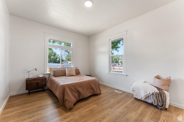 2802 W 5600 S, Roy, UT 84067 - bedroom featuring multiple windows, light wood finished floors, and baseboards