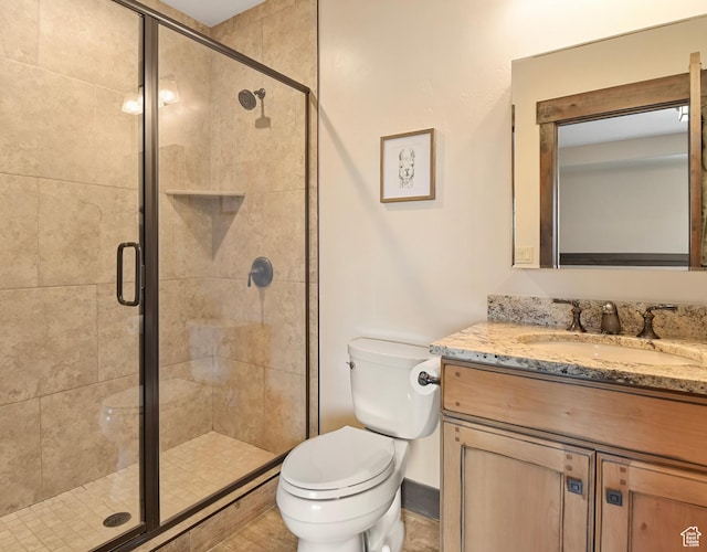 707 N Chimney Rock Rd, Heber City, UT 84032 - full bath featuring toilet, vanity, and a stall shower