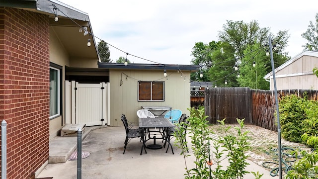 1820 E Meadow Dr S, Cottonwood Heights, UT 84121 - view of patio / terrace with a gate