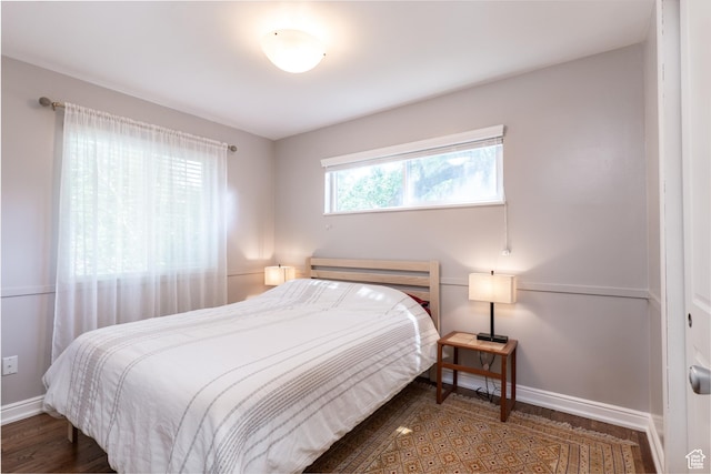1820 E Meadow Dr S, Cottonwood Heights, UT 84121 - bedroom featuring baseboards and wood finished floors