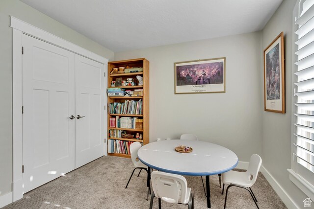 849 N 400 E, Springville, UT 84663 - dining room featuring light carpet and baseboards