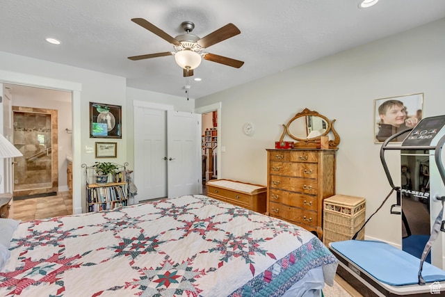 849 N 400 E, Springville, UT 84663 - bedroom featuring recessed lighting, a ceiling fan, and baseboards
