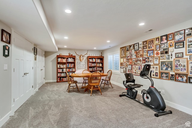 849 N 400 E, Springville, UT 84663 - carpeted home office with recessed lighting and baseboards
