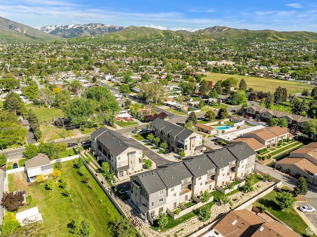 1940 S 200 W Unit 11, Bountiful, UT 84010 - aerial perspective of suburban area featuring a mountainous background