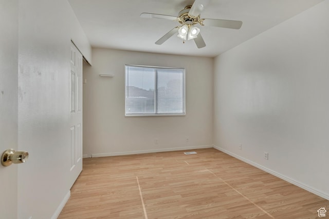 4564 S Early Duke St, West Valley City, UT 84120 - unfurnished bedroom with light wood-style flooring and baseboards