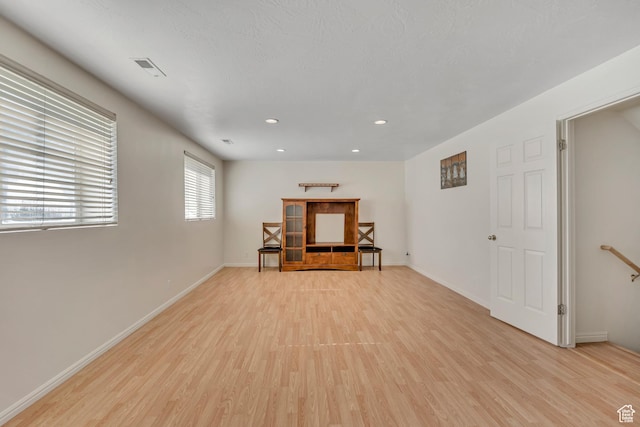4564 S Early Duke St, West Valley City, UT 84120 - empty room featuring light wood finished floors, baseboards, and recessed lighting