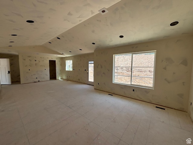 722 N Jenny Ln, Morgan, UT 84050 - empty room with lofted ceiling