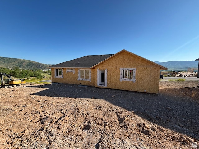 722 N Jenny Ln, Morgan, UT 84050 - rear view of property with a mountain view