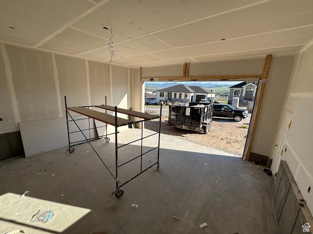 722 N Jenny Ln, Morgan, UT 84050 - miscellaneous room with concrete floors