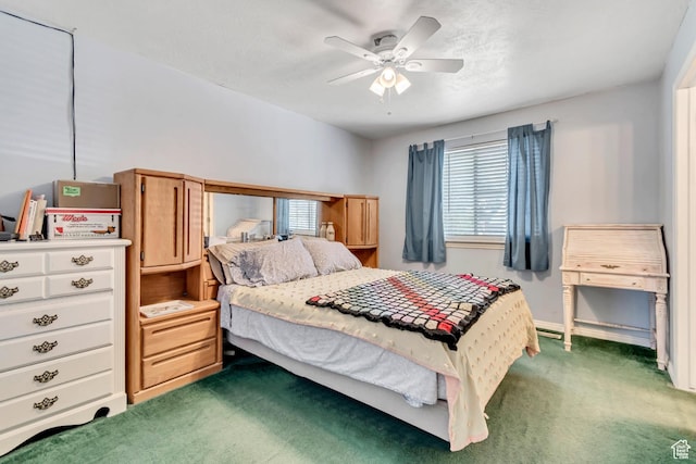 2172 White Pine Rd, Eagle Mountain, UT 84005 - bedroom featuring carpet, ceiling fan, and baseboards
