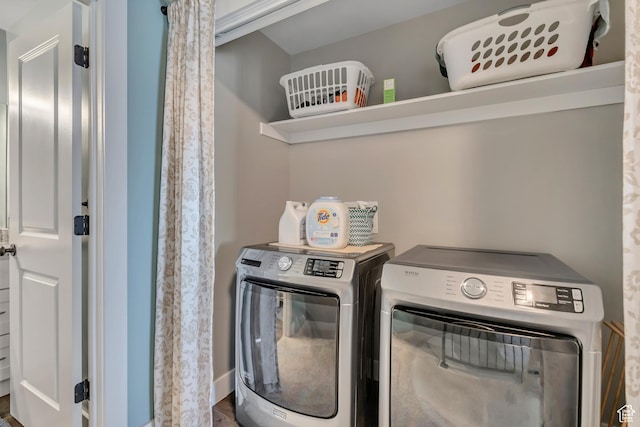 453 N Cattail Dr E, Ogden, UT 84404 - washroom with washing machine and dryer