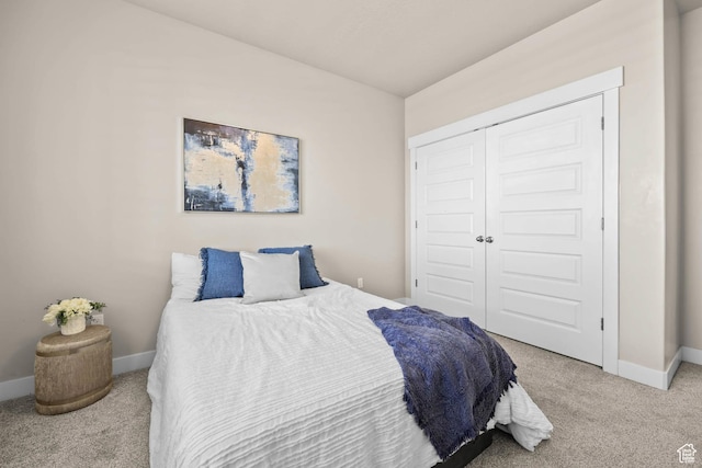 9447 N Arrowhead Dr, Eagle Mountain, UT 84005 - bedroom with carpet, baseboards, and a closet