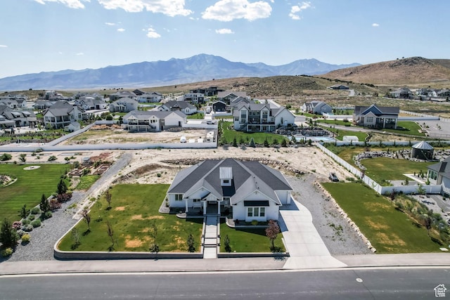 9447 N Arrowhead Dr, Eagle Mountain, UT 84005 - aerial view of residential area with a mountainous background
